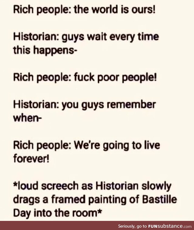 People literally celebrate these events!