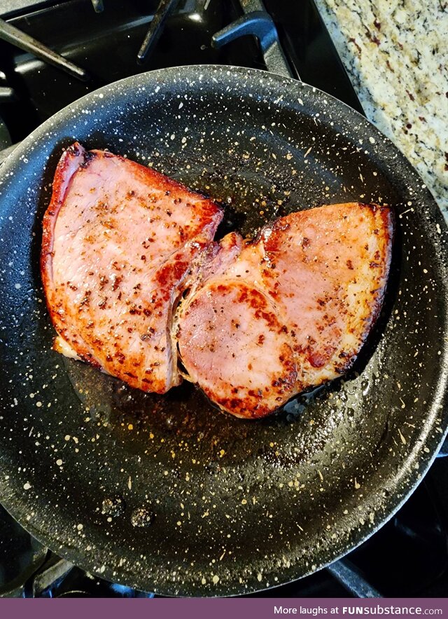 So I managed to cook a Wutang Ham