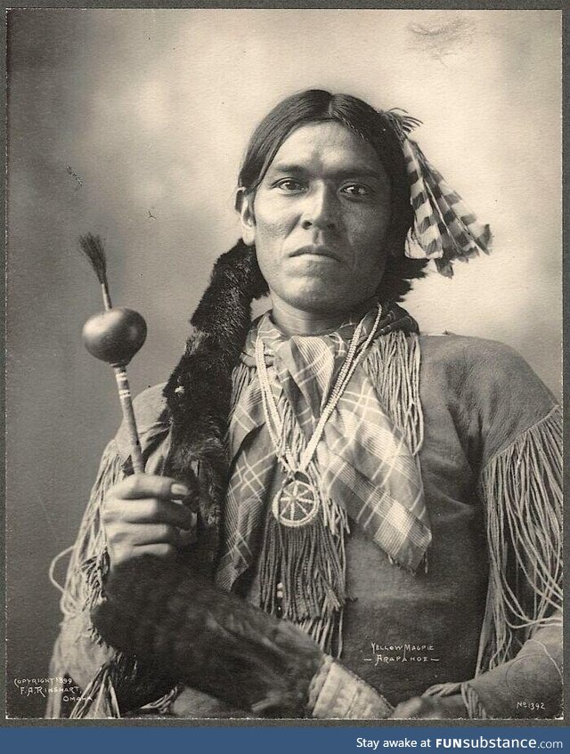 Yellow magpie, arapaho man, 1898