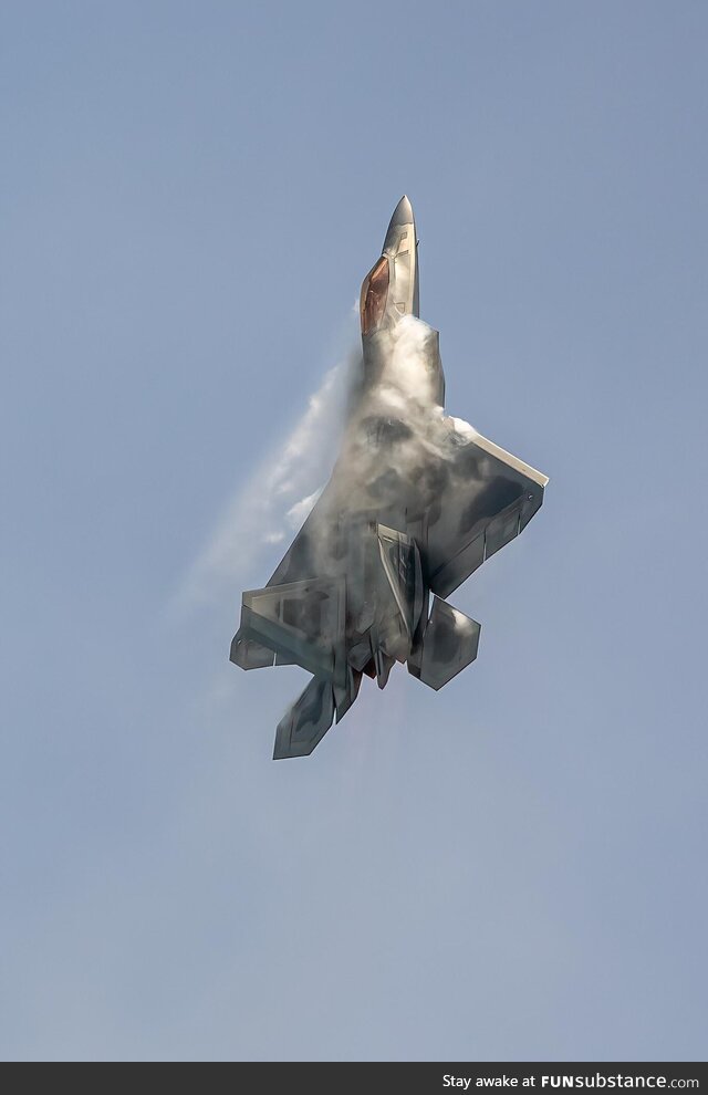 [OC] If we're posting airshow jets.. F22 Raptor at Jones Beach Memorial Day Weekend