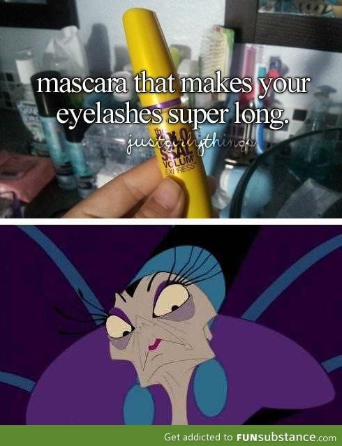 Long and pretty eyelashes