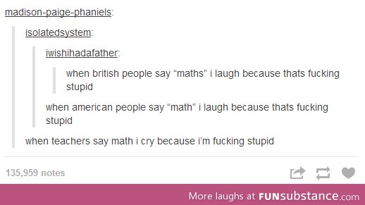 When different people say math