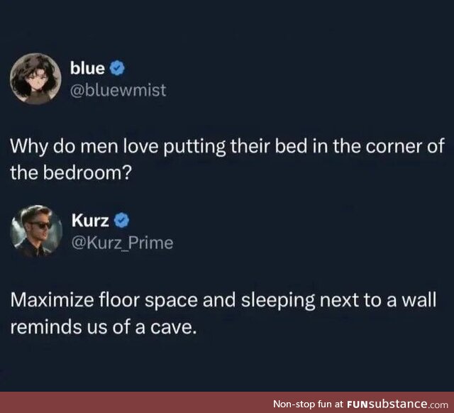 Men yearn for the caves