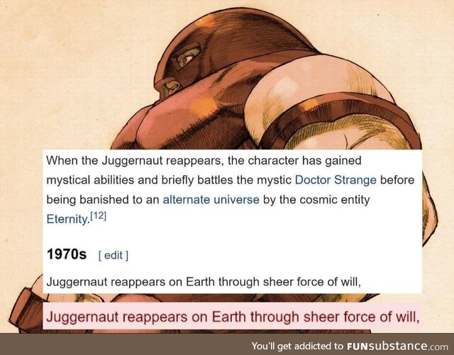 Nothing stops the juggernaut