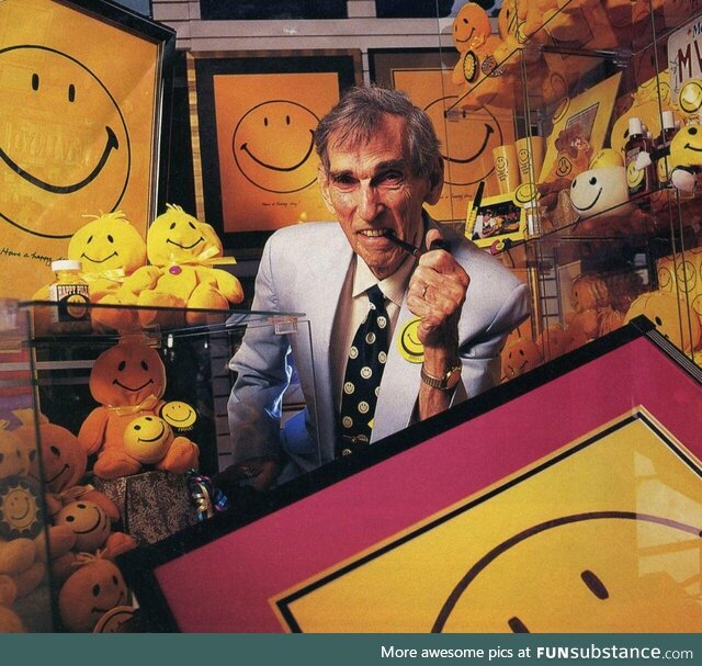 Inventor of the smiley face