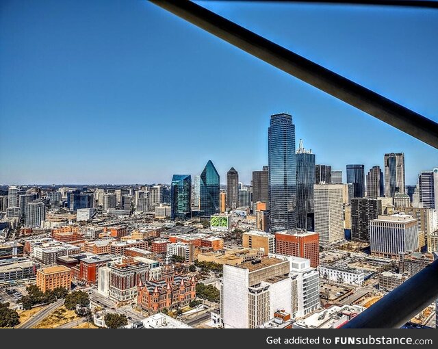 [OC] The view from Reunion Tower in Dallas, Texas