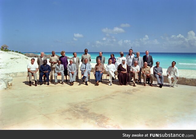 Heads of State and Dictators at the Beach in 1981