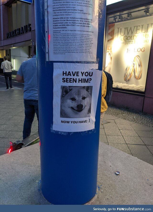 Found on a street in Berlin