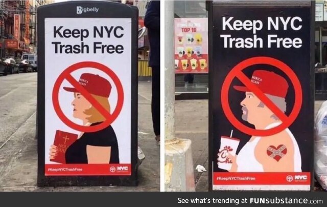 Trash free nyc!