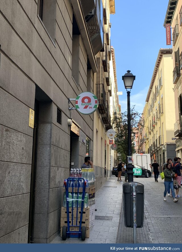 Just saw this store name in Madrid…