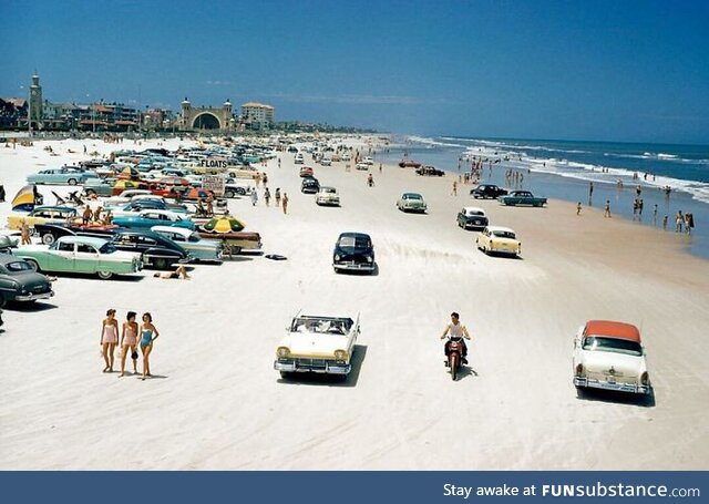 Daytona Beach in 1957