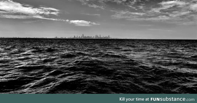 Chicago, as seen from Lake Michigan