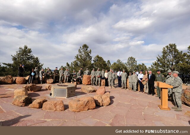 The opening of the USAF Academy prayer circle for Wiccans, Druids and other neo-pagan