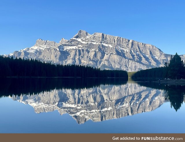 Morning Reflection in Banff