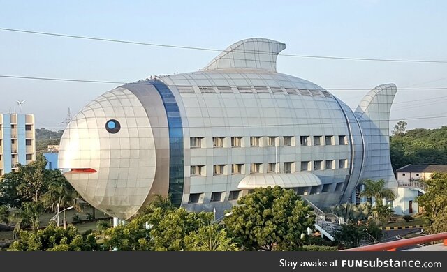 The Fish Building in Hyderabad, India (National Fisheries Development Board)