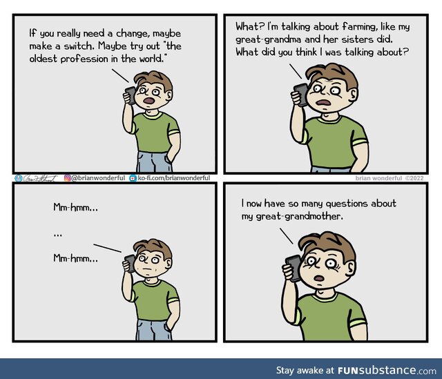 The oldest profession [oc]