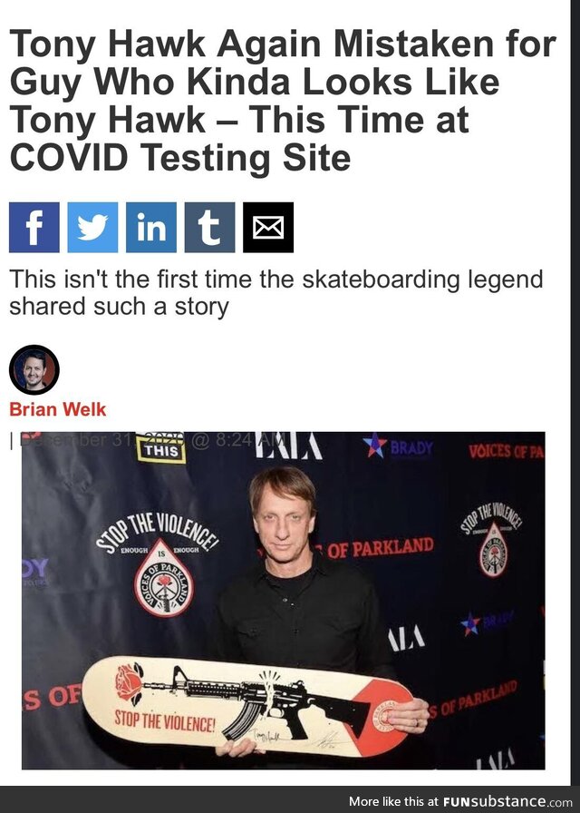 He really does look like Tony Hawk