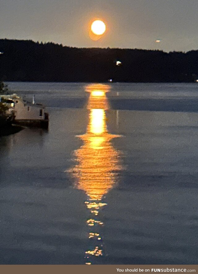 Moonrise gig harbor, wa