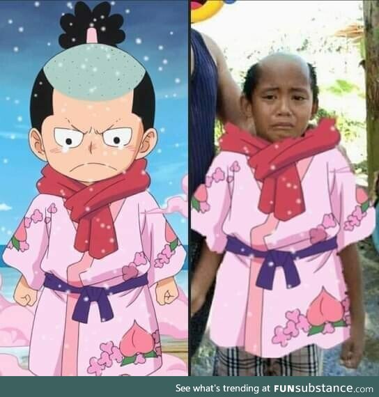 Kid's gonna be an anime cosplayer when he grows up /s