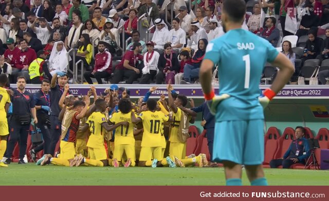 After Ecuador scored their 2nd goal