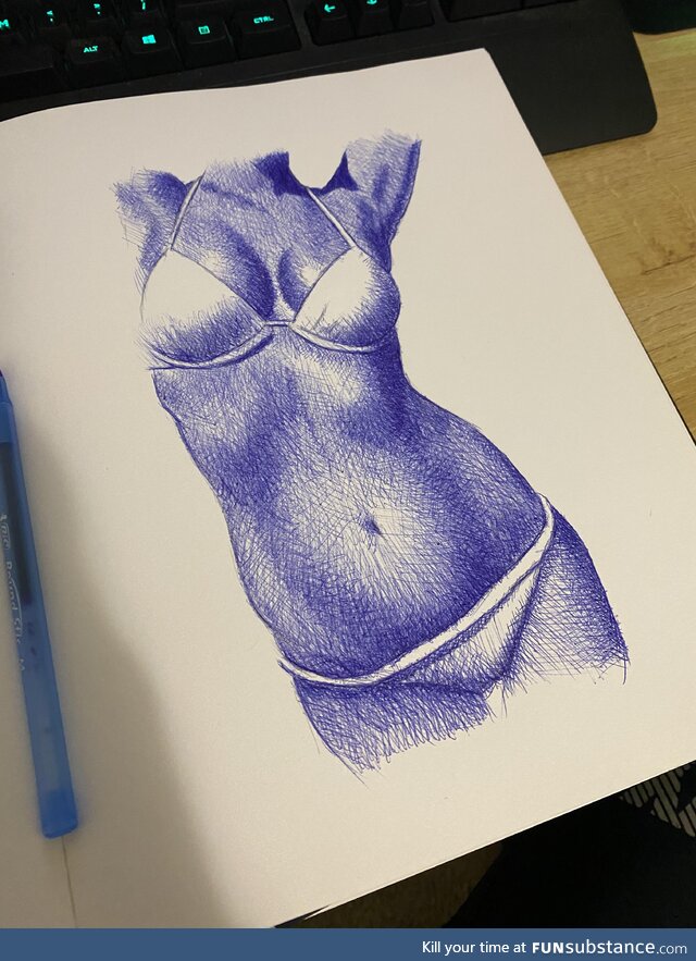Ballpoint drawing
