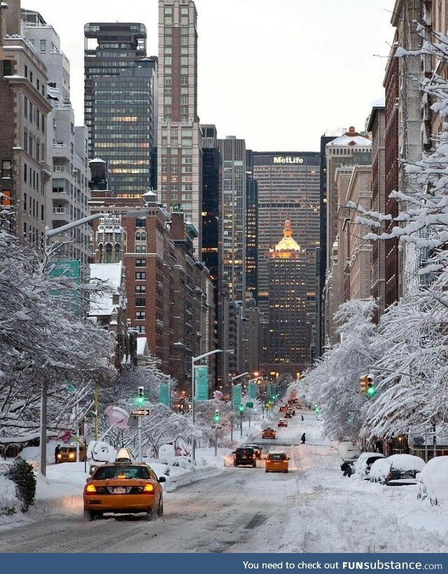 Snowy nyc