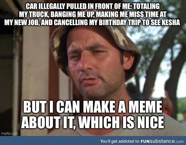 Trying to find the bright side