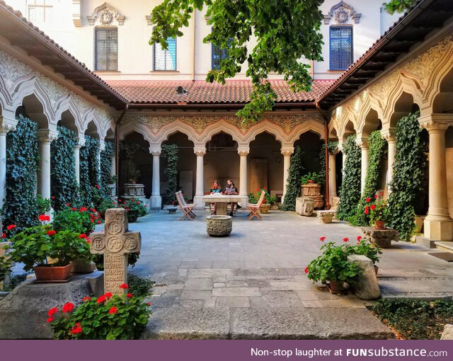 A monastery in Bucharest, Romania