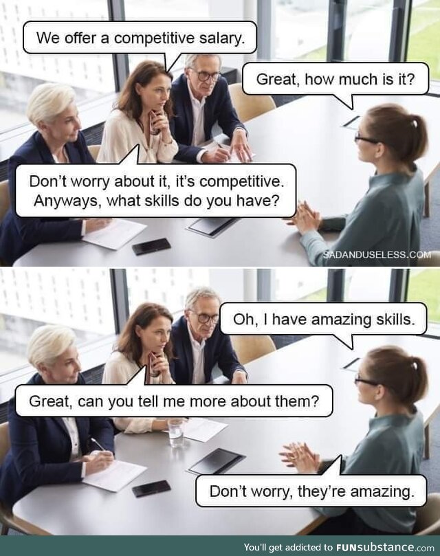 Its funny how things are unfair in hiring companies yet we cant do ntg abt it