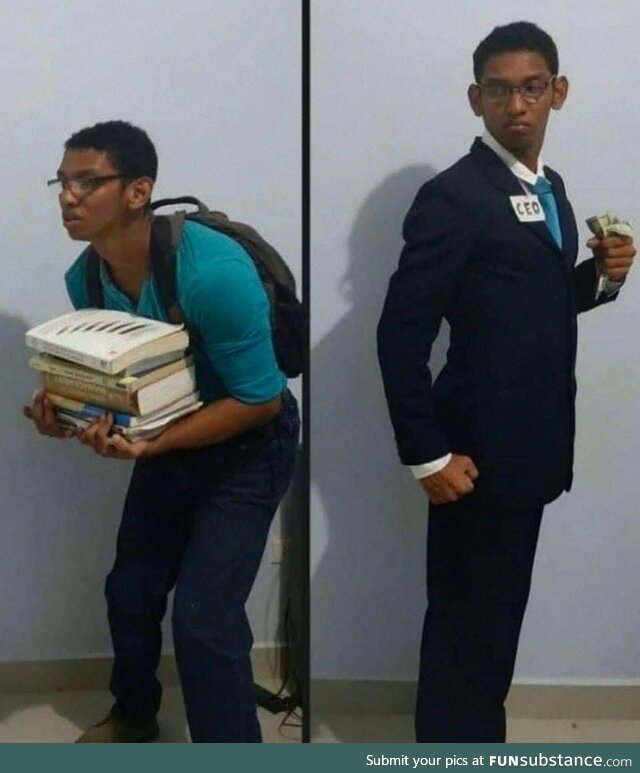 Don’t worry baby he’s just a nerd