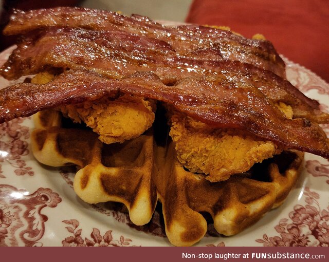 [OC] Wife made breakfast for dinner. Yum