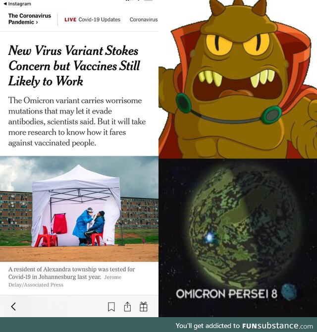 It’s nice to know whoever is naming new variants is a futurama fan