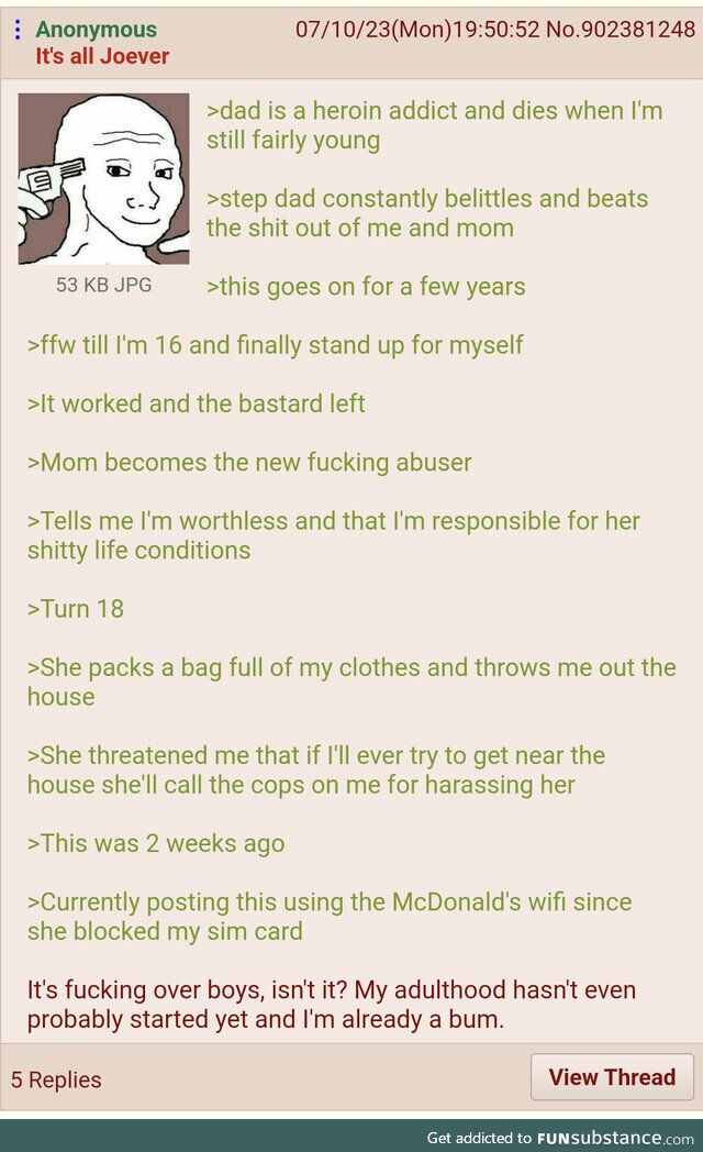 Anon's ****ty Start