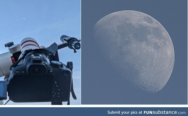 Quick lunar snap
