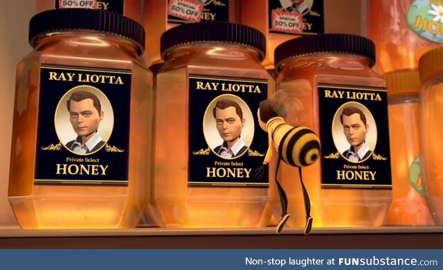Noted Honey profiteer and bee enslaver Ray Liotta has died
