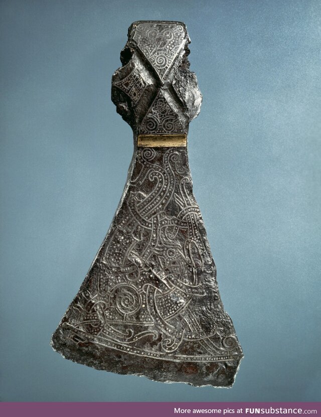 Viking axe head. 1030 years old, found in Denmark