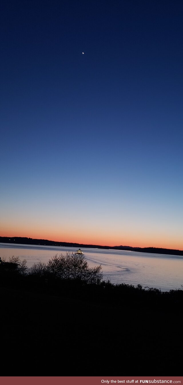 Sunset on the Puget Sound