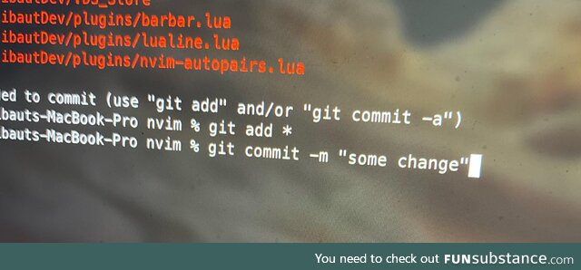 Did it is the right way to comment a git commit ?