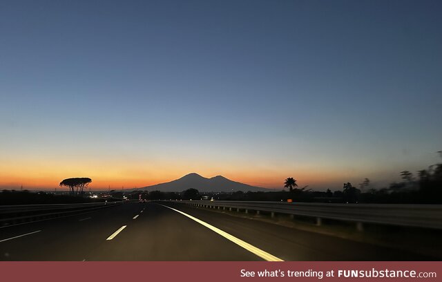 Mt. Vesuvius from the highway