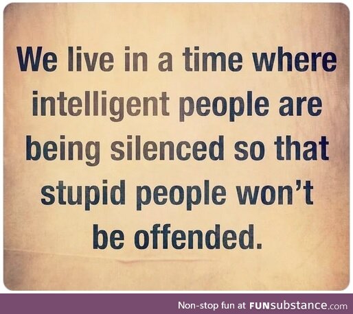 People are being silenced