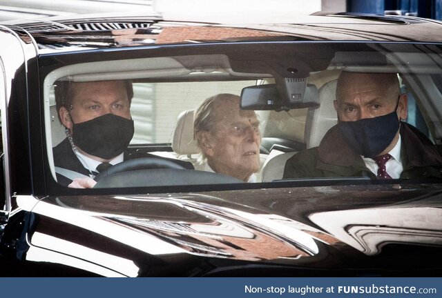 Prince Philip 23 days before his death