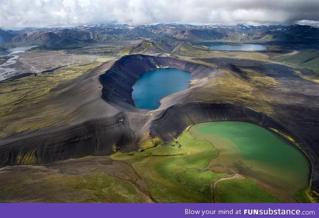 Volcanic landscape in Iceland