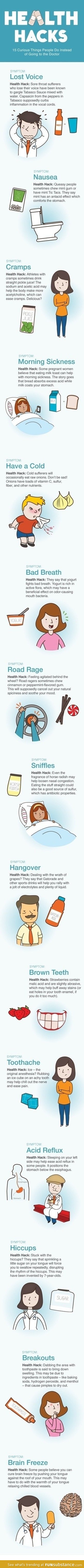 Useful health hacks
