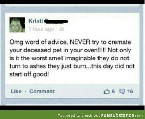 Kristi gives good advice
