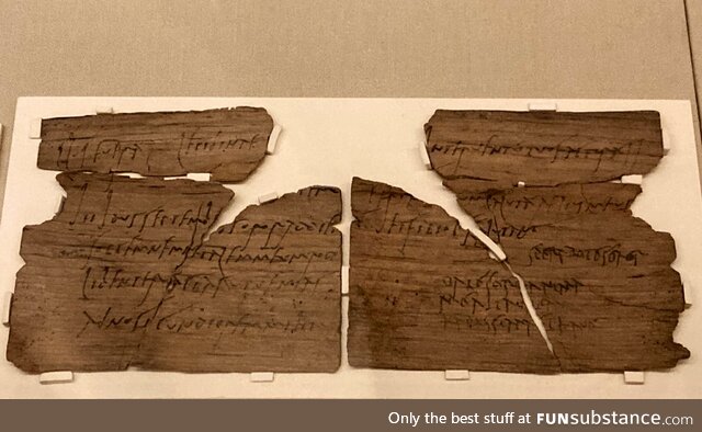 A 1,900 year-old Roman birthday invitation with the earliest known writing in Latin by a