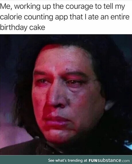 In front of my kids as they cried