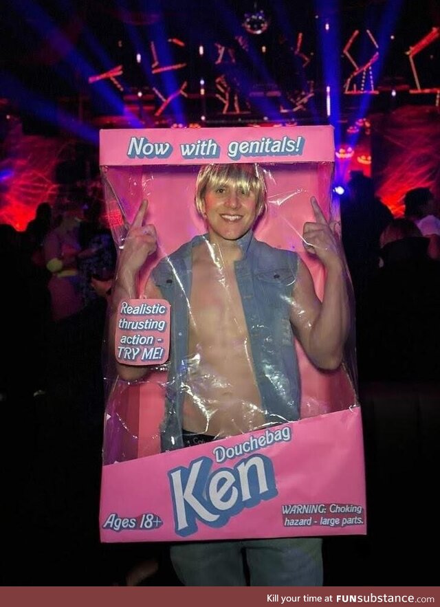 Introducing douchebag ken - now with g*nitals!
