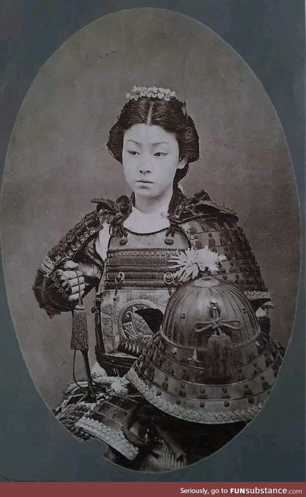 Samurai Woman, picture was taken is 18th century