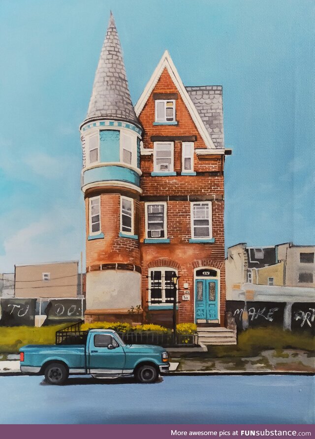 Acrylic painting