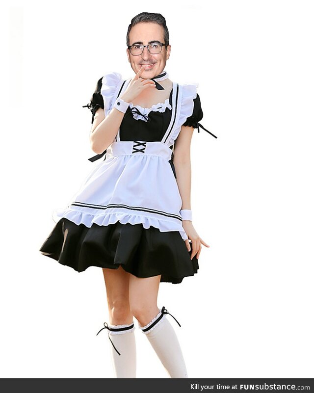 Sexy French maid John Oliver
